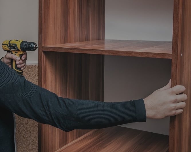 Entrega e instalación de los muebles